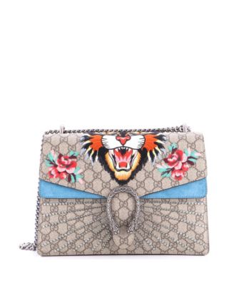 Medium Dionysus Bag Embellished GG Coated Canvas