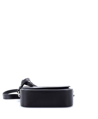 Small Identity Flap Shoulder Bag Saffiano with City Calf