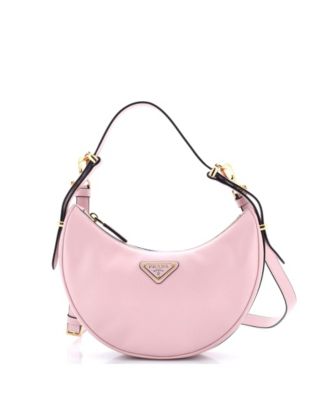 Small Arque Half Moon Hobo Leather