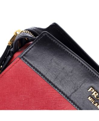 Small Esplanade Crossbody Bag Saffiano with City Calf