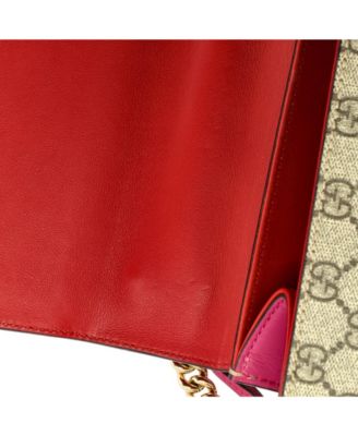 Medium Padlock Shoulder Bag GG Coated Canvas and Leather