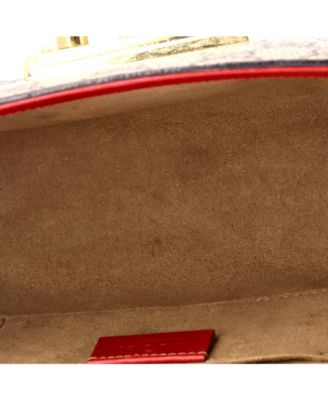 Small Padlock Shoulder Bag GG Coated Canvas and Leather