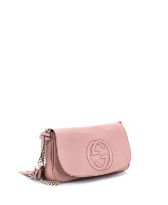 Medium Soho Chain Crossbody Bag Leather