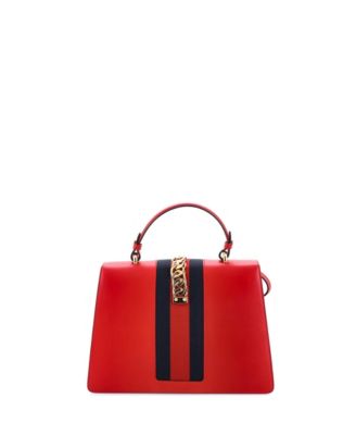 Medium Sylvie Top Handle Bag Leather