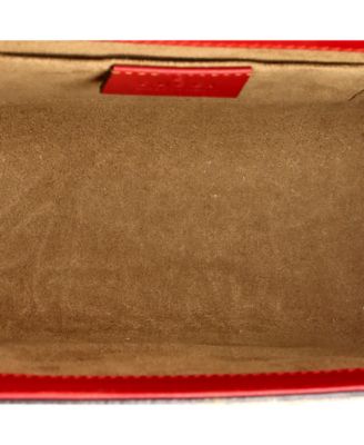 Small Padlock Shoulder Bag GG Coated Canvas and Leather