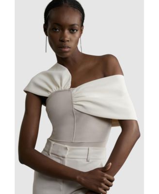 Women's Figure Form Asymmetric Knit Top