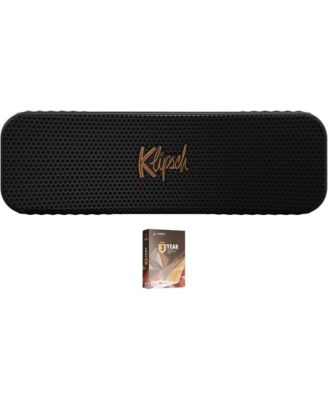 Portable  KLIPSCH-DETROIT Bluetooth Speaker with Full Range Audio and a 3 Year Amber Protection Plan (2023)