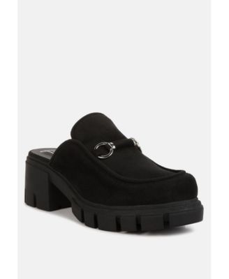 Women prosper velvet slip on mules