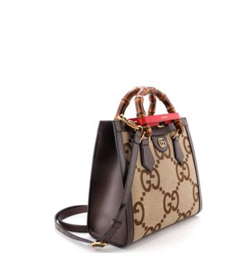 Small Diana NM Bamboo Handle Tote Jumbo GG Canvas