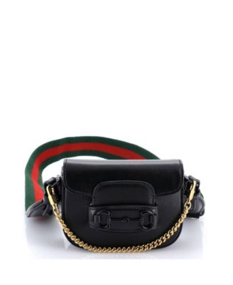 Horsebit 1955 Flap Wallet with Strap Leather