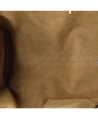 Medium Padlock Chain Tote GG Coated Canvas with Leather