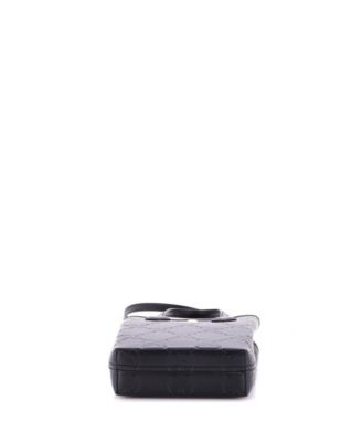 Mini Vertical Tote GG Embossed Leather