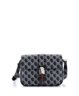 Mini Front Buckle Crossbody Bag GG Shadow Coated Canvas