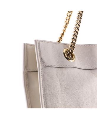 Large Rajah Chain Tote Leather