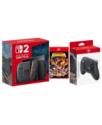 Switch 2 Console with Donkey Kong Bonanza and Pro Controller Bundle