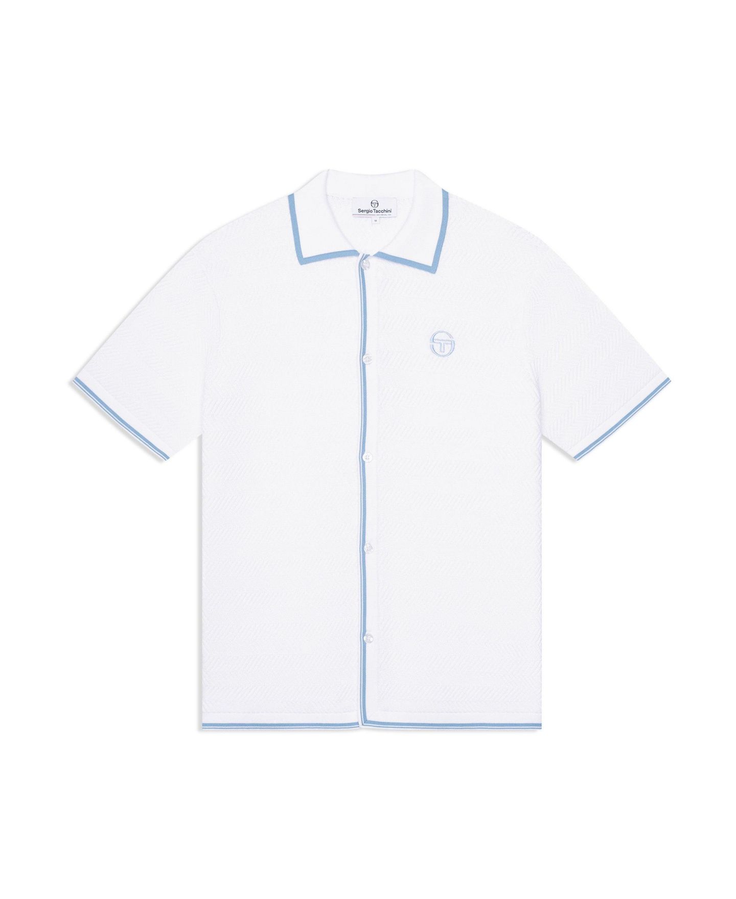 Мужская рубашка Sergio Tacchini Riva Cabana, цвет: Яркий белый — фото 5