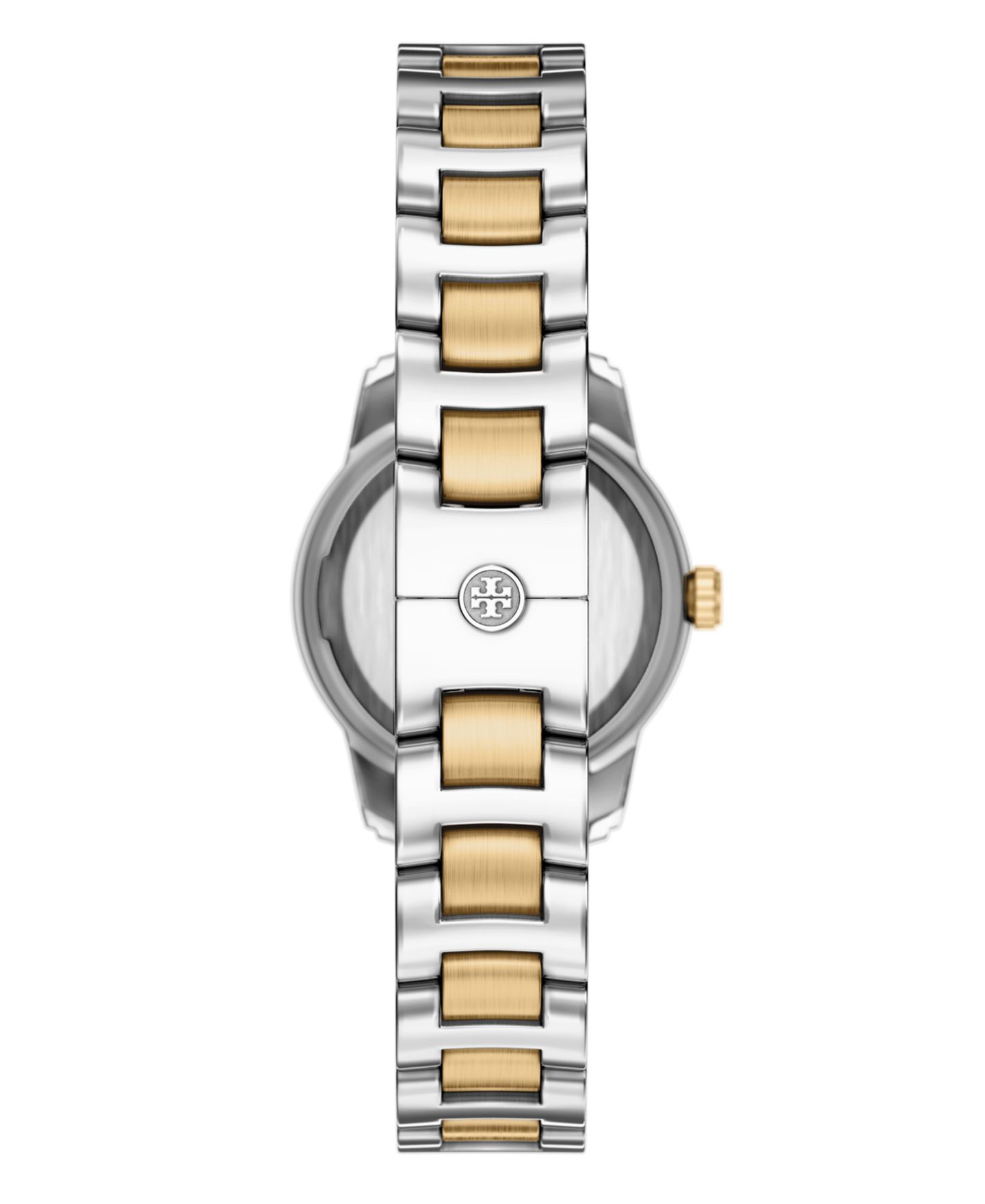 Женские часы Tory Burch The Miller Round Small Quartz Three-Hand Two-Tone Stainless Steel Watch, 28mm — фото 3