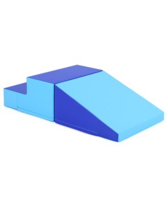 2-Piece Step and Slide Soft Foam Climber Set for Infants & Toddlers