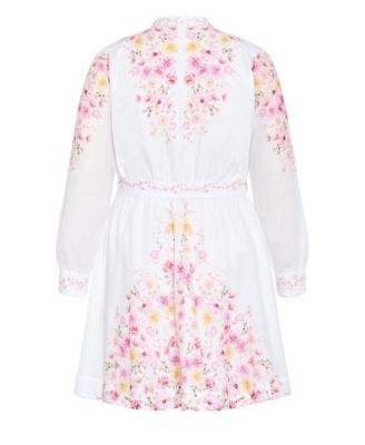 Women's Elia Blue Patrice Print Mini Dress