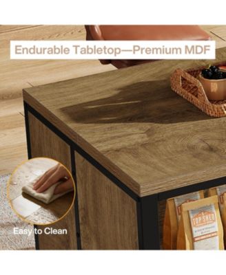 62.99" Kitchen Island with Storage and Seating - Farmhouse Stationary Island Table, Large Countertop and Sturdy Metal Frame