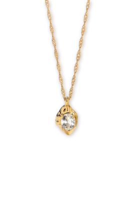 Emerald Green Pendant Necklace - Clear 75$