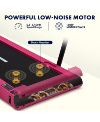 2-in-1 Walking Pad Treadmill with Vibration Plates (SQWPVH15PK)