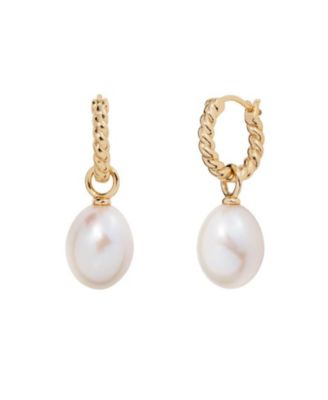 Grace Pearl Twisted Earrings