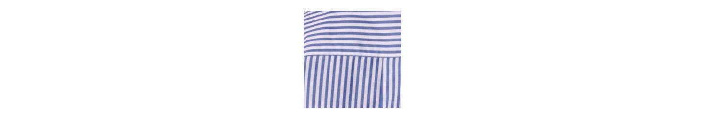 Женская рубашка Whistles Relaxed Fit Stripe, цвет: Пастельный синий — фото 3