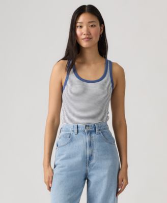 Women's Slim-Fit Crew Neck Tank Top