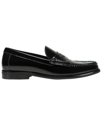 Men's Embroidered Logo Slip-On Loafers