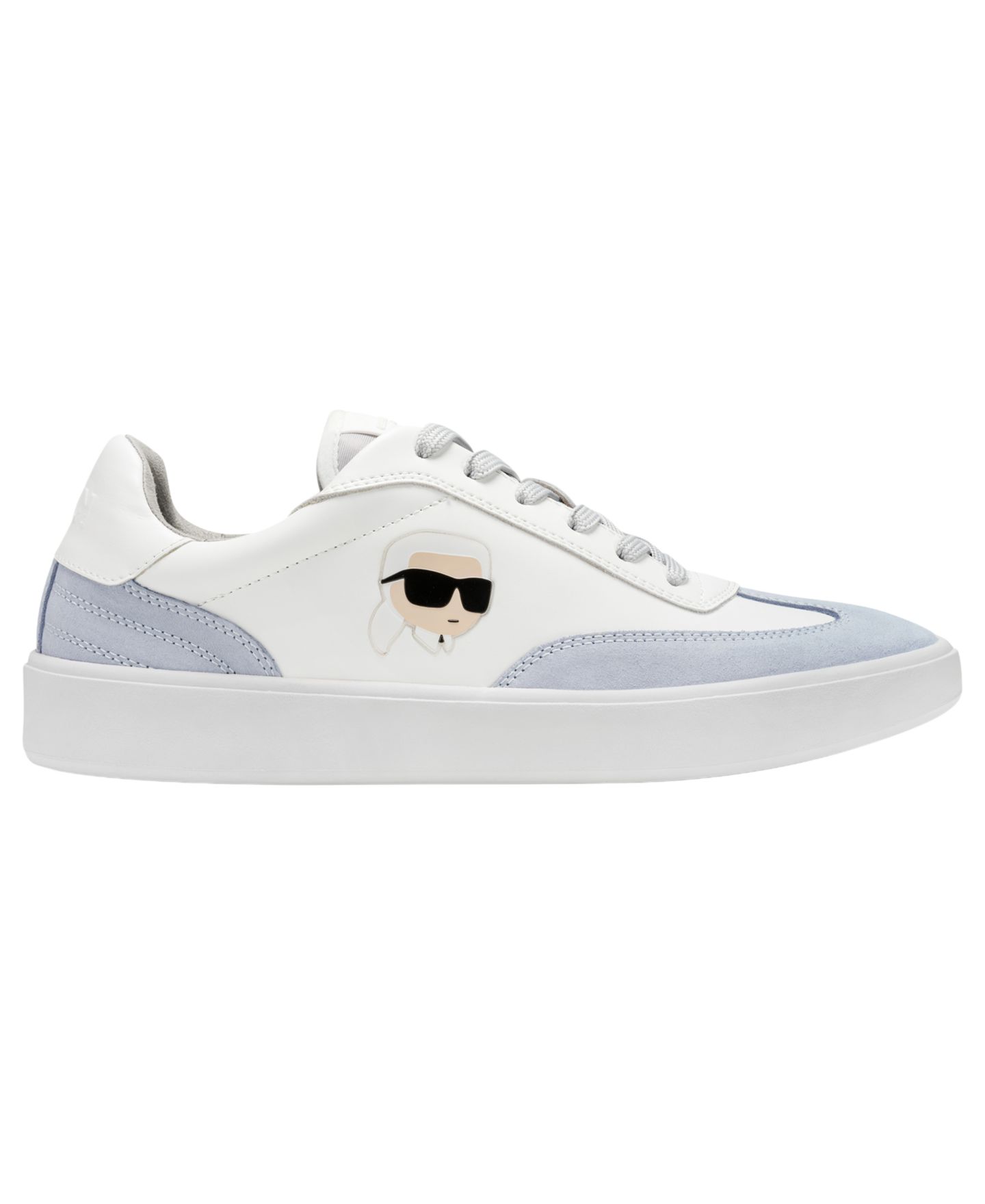 Мужские кроссовки KARL LAGERFELD PARIS Side Logo Lace-Up, цвет: Серый — фото 2