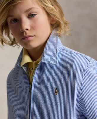 Boys' 8-20 The Bayport Point-Collar Seersucker Jacket