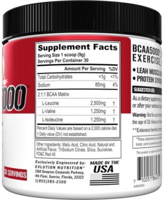 BCAAs Amino Acids Powder | BCAA Powder Post Workout Recovery Drink and Stim Free Pre Workout Energy Drink Powder | for Men | Cherry Limeade