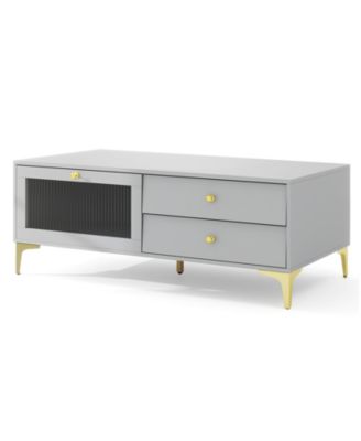 TV Stand with Storage Compartments and Drawers for 55 in TVs