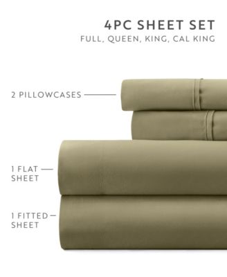 Style Simplified 4-Pc. Sheet Set, Full