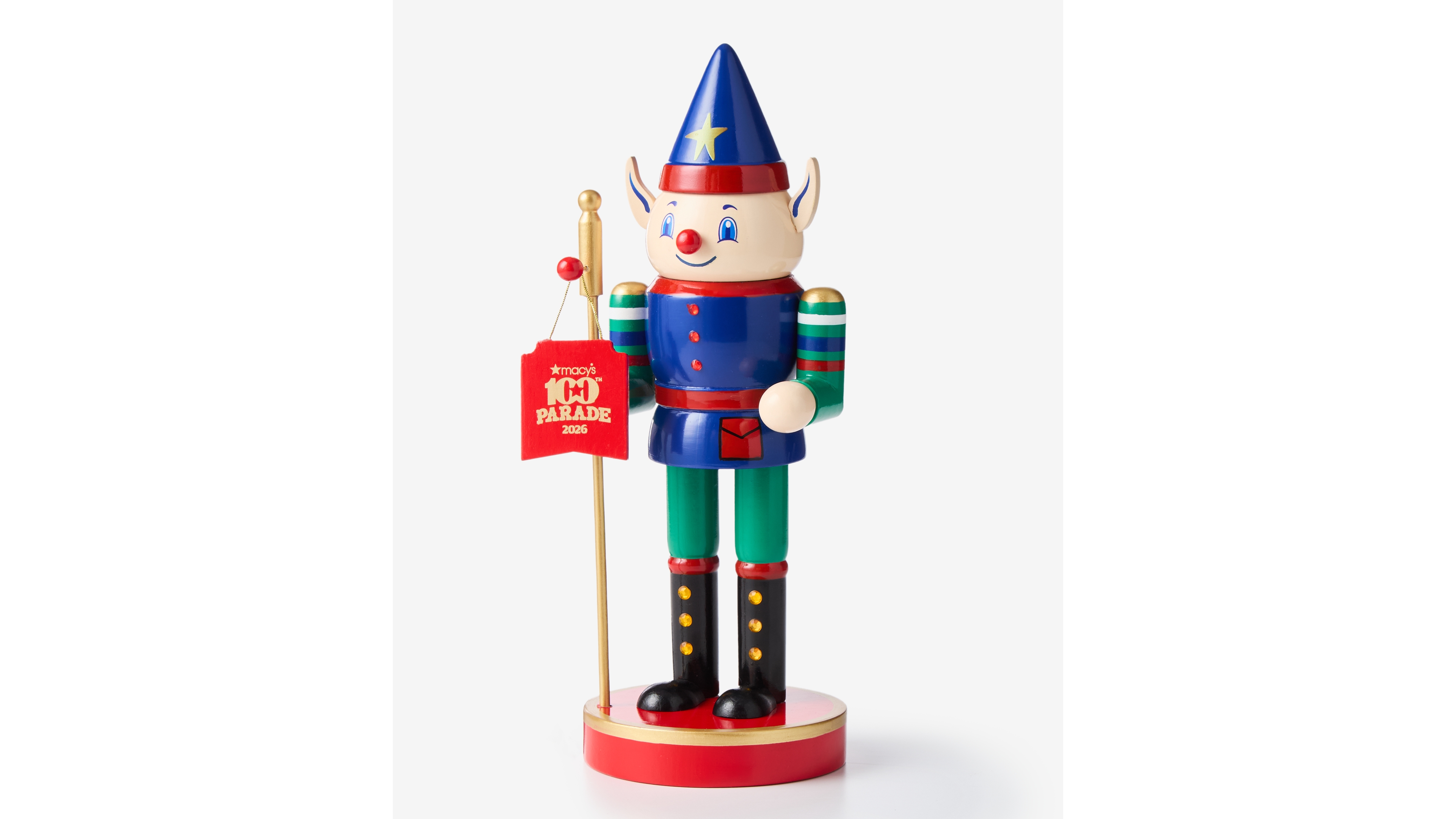Macy's 100th Thanksgiving Day Parade Elf Nutcracker, Macy's Exclusive