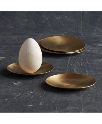 Artisan Brass Plates Extra Small - Set of 6