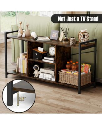 Industrial TV Stand for TVs up to 55 in Entertainment Center