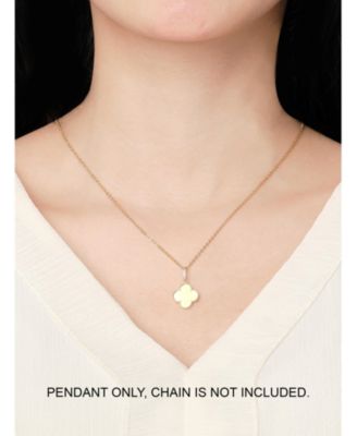 Clover Pendant in 14K Gold