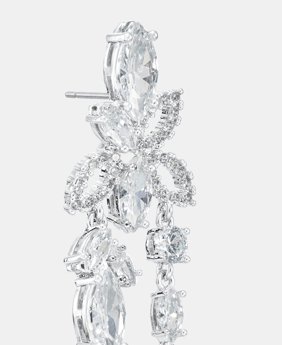 Givenchy Cubic Zirconia Viney Chandelier Earrings