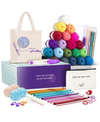 43 Piece Crochet Kit for Beginners Adults & Kids