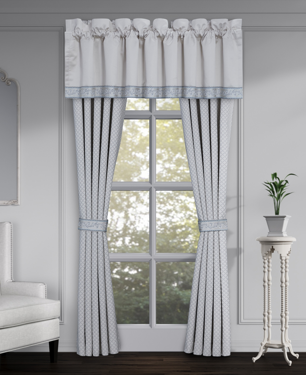 J Queen New York Boulevard Window Panel Pair