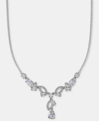 Cubic Zirconia Lariat Necklace