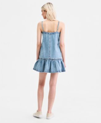 blank nyc denim mini dress A little Mini Denim Dress and some Fringe , Dress: @blanknycjeans , Denim  Dress: Blank NYC, Shoes: @nordstromrack #leithshoes , Clutch: @asos