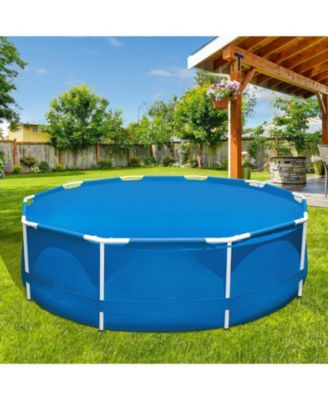 8 ft Round Solar Pool Cover 12 Mil for In Ground Pools