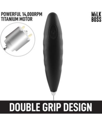 Handheld Electric Coffee Frother Drink Mixer with Batteries Included