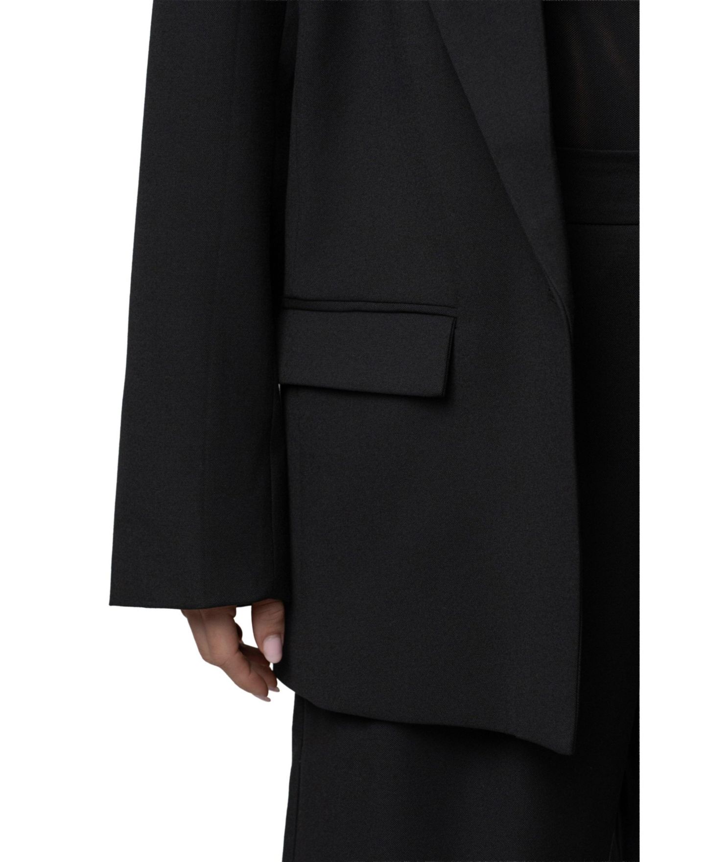 Женский пиджак JLUXLABEL Refined Moments Blazer, цвет: Чёрный — фото 8