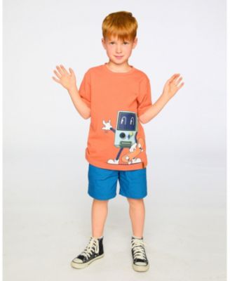 Little Boys Little/Big Parachute Shorts with Patch Pockets