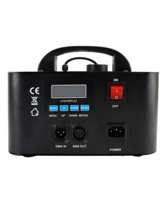 900W Party Fog Machine with RGB Lights and Remote Control  15000 CFM Output