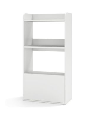 3 Tier Freestanding Bookshelf with Open Shelves for Storage